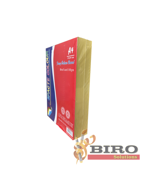 Carton color A4, 250 foi, 180 g/m², crem